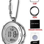 Spovan Digital Pocket Watch – Altimeter, Barometer, Compass & More