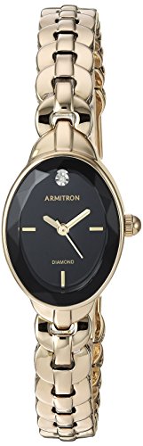 Armitron Women's Diamond-Accented Gold-Tone Bracelet Watch