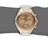 MICHELE Women's Tahitian Jelly Bean Analog Display Analog Quartz White Watch
