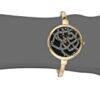 Anne Klein Women's Swarovski Crystal Accented Gold-Tone Bangle Watch