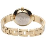 Anne Klein Women's Gold-Tone and Ivory Marbleized Bangle Watch