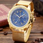 Business Mens Chronograph Japan Quartz Wrist Watches