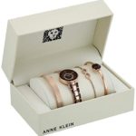 Anne Klein Women's Swarovski Crystal Accented Rose Gold-Tone Watch