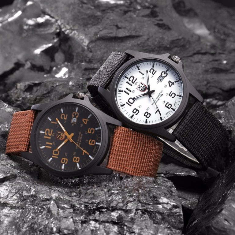 2018 New Famous Brand Men Date Quartz Watch Army Military Canvas Strap sports Analog Clock men's wrist watches Relogio Masculino 2 2018 New Famous Brand Men Date Quartz Watch Army Military
