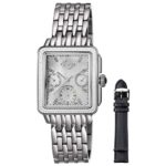 GV2 by Gevril Bari Multi Womens Diamond Chronograph Swiss Quartz Watch