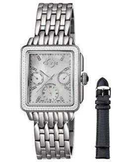 GV2 by Gevril Bari Multi Womens Diamond Chronograph Swiss Quartz Watch