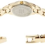 Armitron Women's Oval Faceted Wall-to-Wall Crystal Gold-Tone Bracelet Watch