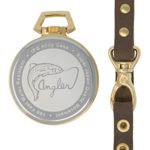 Dakota Japanese Quartz Watch with Calfskin Leather Strap, Brown