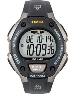 Timex Men's Ironman Classic 30 Gray/Black Resin Strap Watch