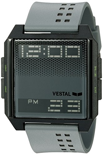 Vestal Unisex Digichord Digital Display Quartz Grey Watch