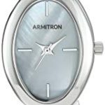 Armitron Women's Swarovski Crystal Accented Silver-Tone Bangle Watch