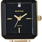 Armitron Women's Diamond-Accented Gold-Tone Bangle Watch