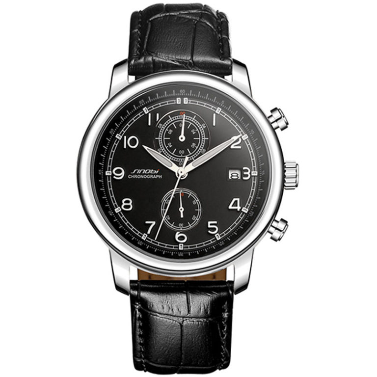 SINOBI Relogio Masculino Men's Military Sports Chronograph Wrist Watches