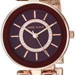 Anne Klein Women's Swarovski Crystal Accented Rose Gold-Tone Watch