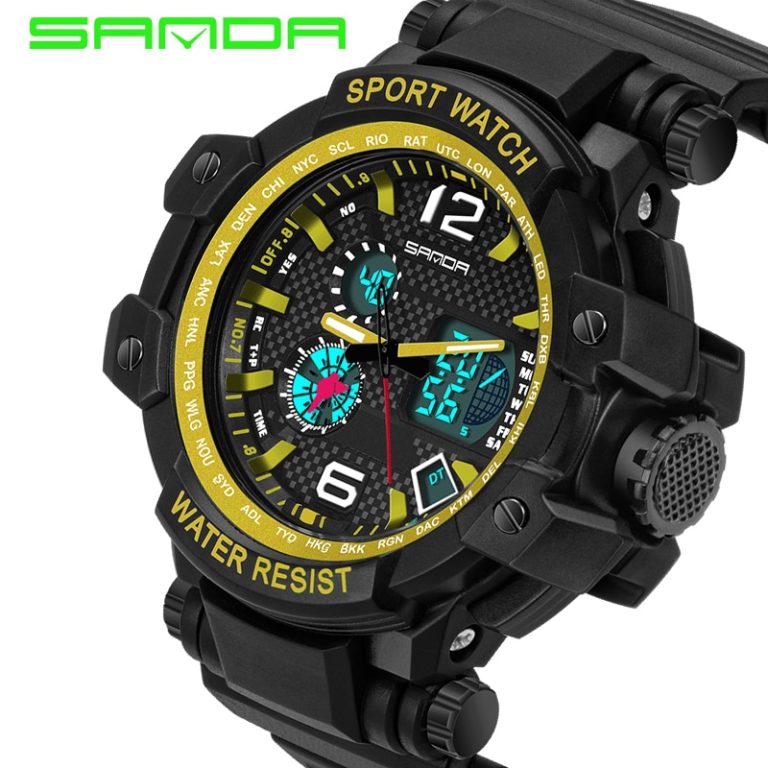 SANDA Digital Watch Men XFCS Military Men Wrist Watch Waterproof LED Analog Sport Watch Electronic Hodinky Relogio Masculino 2 SANDA Digital Watch Men XFCS Military Men Wrist Watch