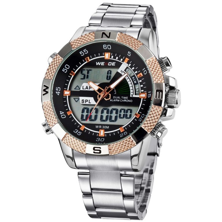 WEIDE Watches Men Top Brand Luxury Quartz Men LED Digital Watch Clock Man Army Military Sport Wrist Watch Relogio Masculino 2017 2 WEIDE Watches Men Top Brand Luxury Quartz Men LED Digital Watch