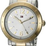 Tommy Hilfiger Women's Casual Sport Analog Display Quartz Two Tone Watch