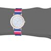 Nine West Women's Multicolor Striped Silicone Strap Watch