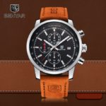 BENYAR Sport Men Watch Top Brand Luxury Men Leather Watch