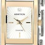 Armitron Women's Diamond-Accented Dial Two-Tone Bracelet Watch