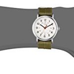 Timex Unisex Weekender Olive Nylon Slip-Thru Strap Watch