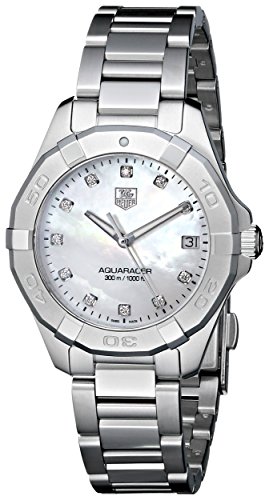 TAG Heuer Women's Aquaracer Diamond-Accented Stainless Steel Watch