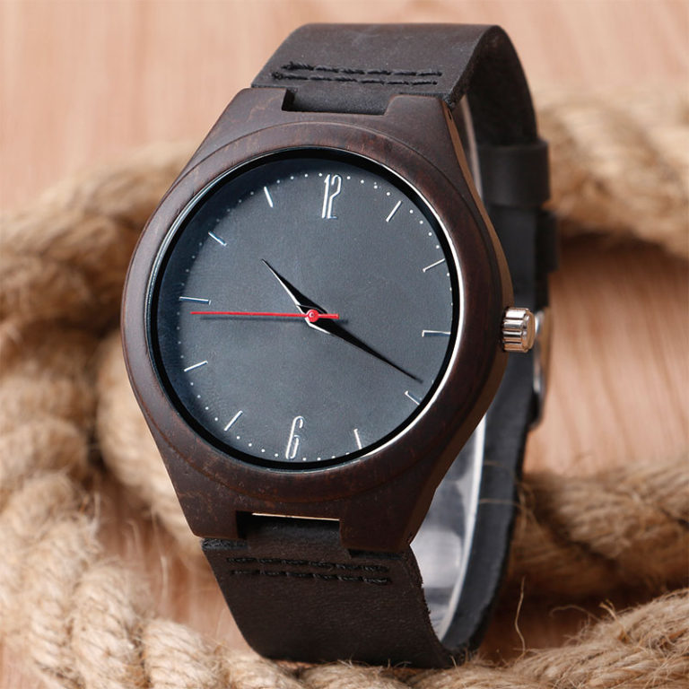 2016 Festival Memorial Day Gift Full Black Bamboo Wristwatch Natural Wood Quartz Watches Men Women Wooden Wrist Watch 1 2016 Festival Memorial Day Gift Full Black Bamboo Wristwatch
