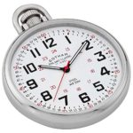 Gotham Men's Stainless Steel Mechanical Hand Pocket Watch