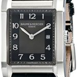 Baume Mercier Women's Hampton Ladies Black Leather Strap Watch