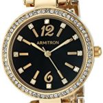 Armitron Women's Swarovski Crystal Accented Gold-Tone Mesh Bracelet Watch