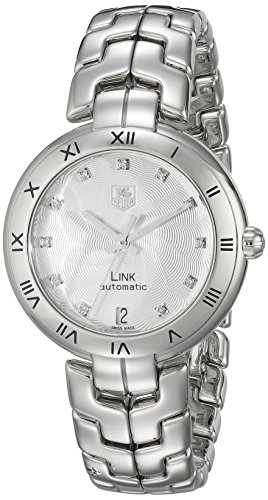 TAG Heuer Women's Link Analog Display Swiss Automatic Silver Watch