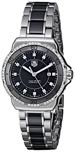 TAG Heuer Women's "Formula 1" Stainless Steel Two-Tone Watch with Diamonds