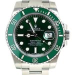 Rolex Submariner Date 40mm Green Dial Mens Watch