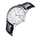 Geneva Quartz Wristwatch - Top Luxury Leather Men's Watch for Business and Casual Elegance