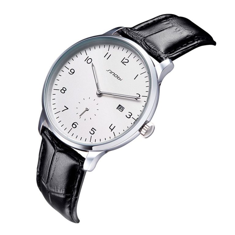 SINOBI Causal Business Men Wrist Watches Leather Watchband Top Luxury Brand Males Geneva Quartz Clock Gentleman Wristwatch 2016 2 Geneva Quartz Wristwatch - Top Luxury Leather Men's Watch for Business and Casual Elegance