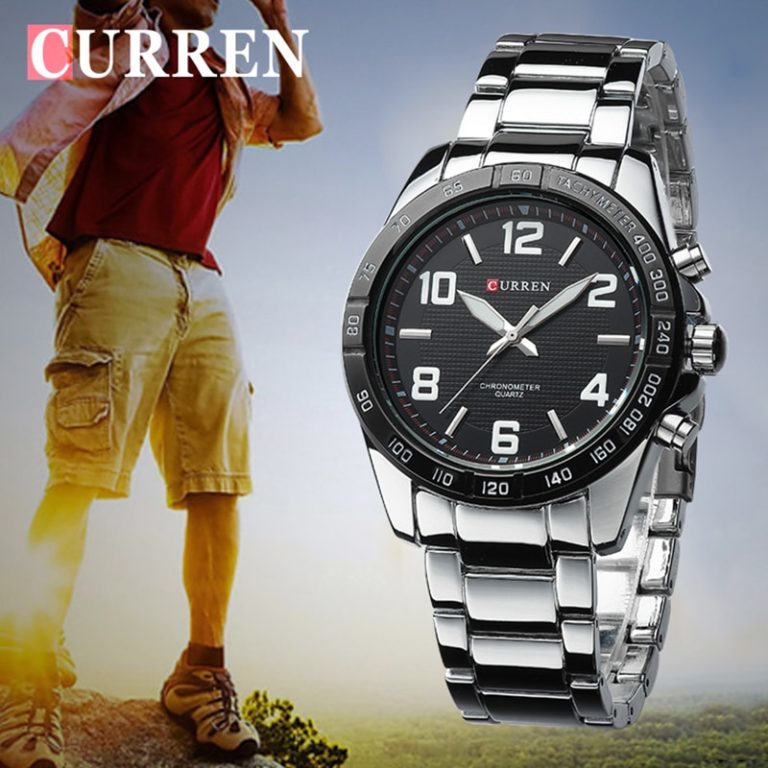 CURREN Mens Watches Top Brand Luxury Military Wrist Watches Steel Men Business Watch Clock Waterproof Relogio Masculino xfcs 1 CURREN Mens Watches Top Brand Luxury Military Wrist Watches