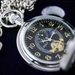 Ogle Waterproof Gold Phoenix Mechanical Pocket Watch