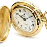 Charles-Hubert, Paris Classic Collection Gold-Plated Pocket Watch