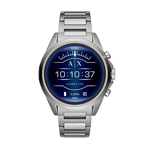 Armani Exchange Men's Stainless Steel Touchscreen Smartwatch