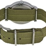 Timex Unisex Weekender Olive Nylon Slip-Thru Strap Watch
