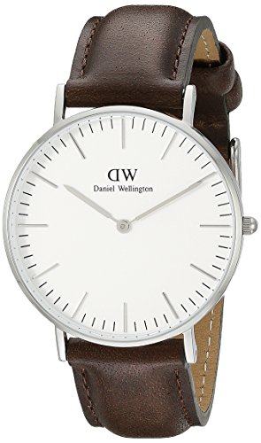 Daniel Wellington Women's Bristol Stainless Steel Watch with Leather Band