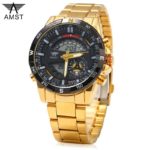 Men Watches Luxury Brand AMST Dual Display Clock Male Casual Sport Watch