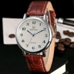 2017 New Luxury Mens Watches Super Soft Leather Clock Men Date Watches