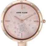 Anne Klein Women's Swarovski Crystal Rose Gold Watch and Bangle Set - Timeless Elegance