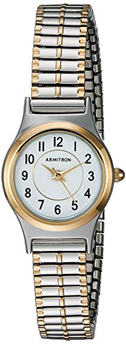 Armitron Women's Easy To Read Dial Two-Tone Expansion Band Watch