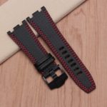 New arrival quality genuine leather watch bands 28mm replacement leather strap