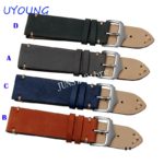 UYOUNG Watchband High Quality Scrub Genuine Leather Watch band