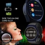 Kw18 Bluetooth Smart Watch Men Women Heart Rate Monitor Pedometer