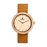 Maple Handmade Wooden Women's Big Size Vintage Wrist Watches