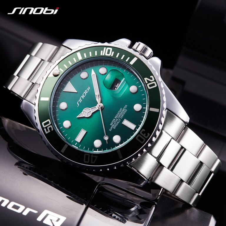 SINOBI Watches Men Top Brand Luxury Wrist Watch
